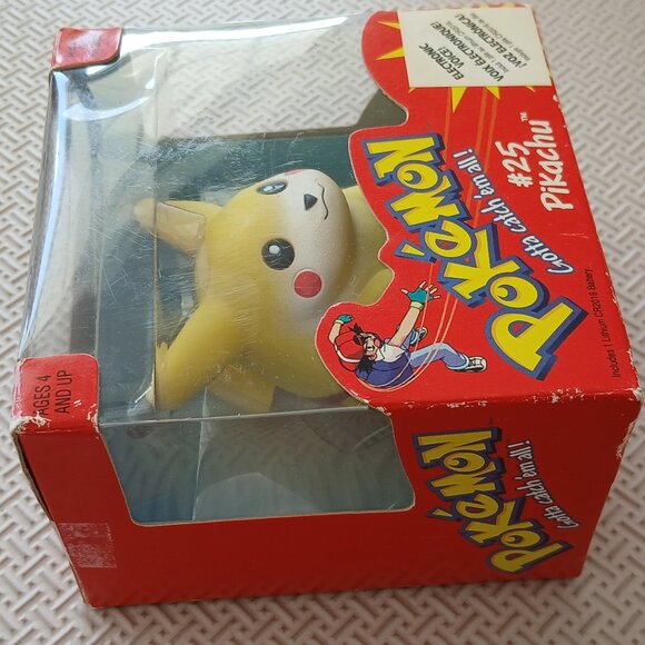 1990's Pokemon #25 Pikachu Hasbro - Picture 3 of 3